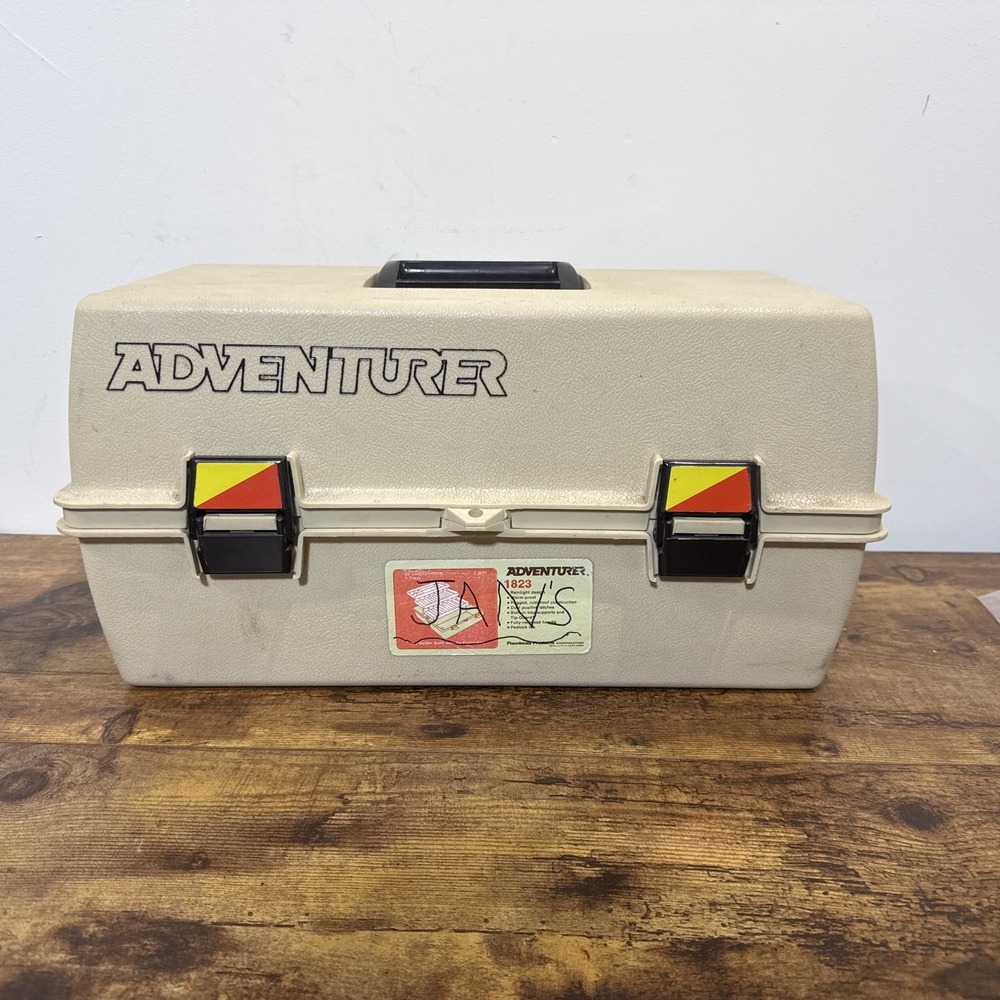 Flambeau Adventurer 1823 Professional Tackle Box, Three Trays, Huge Bin Fishing